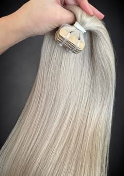 Extensii Tape-in SLAVIC Hair Light Grey