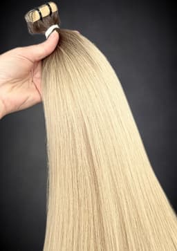 Extensii Tape-in SLAVIC Hair Ombre Saten Natural/ Blond Deschis