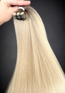 Extensii Tape-in SLAVIC Hair Ombre Saten Natural/ Blond Deschis