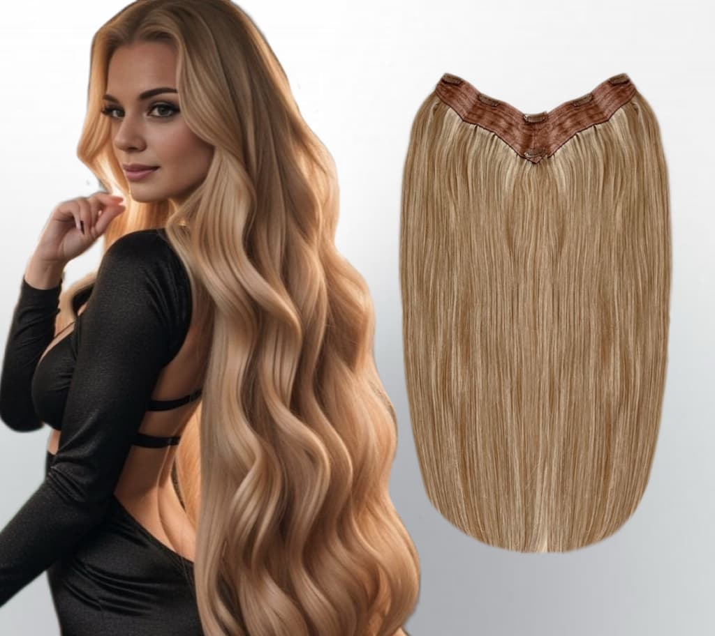 Trese de Par Natural V-Shape Luxe #18