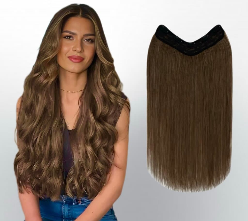 Trese de Par Natural V-Shape Diamond #7 Saten Deschis