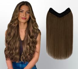 Trese de Par Natural V-Shape Diamond #7 Saten Deschis