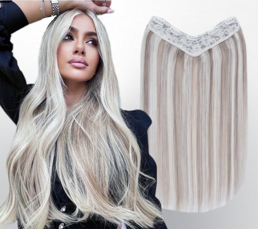 Tresa de par V-SHAPE Balayage #19/Silver