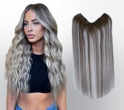 Trese de Par Natural V-Shape Diamond Balayage #9/Light Grey