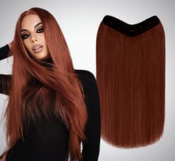 Trese de Par Natural V-Shape #33