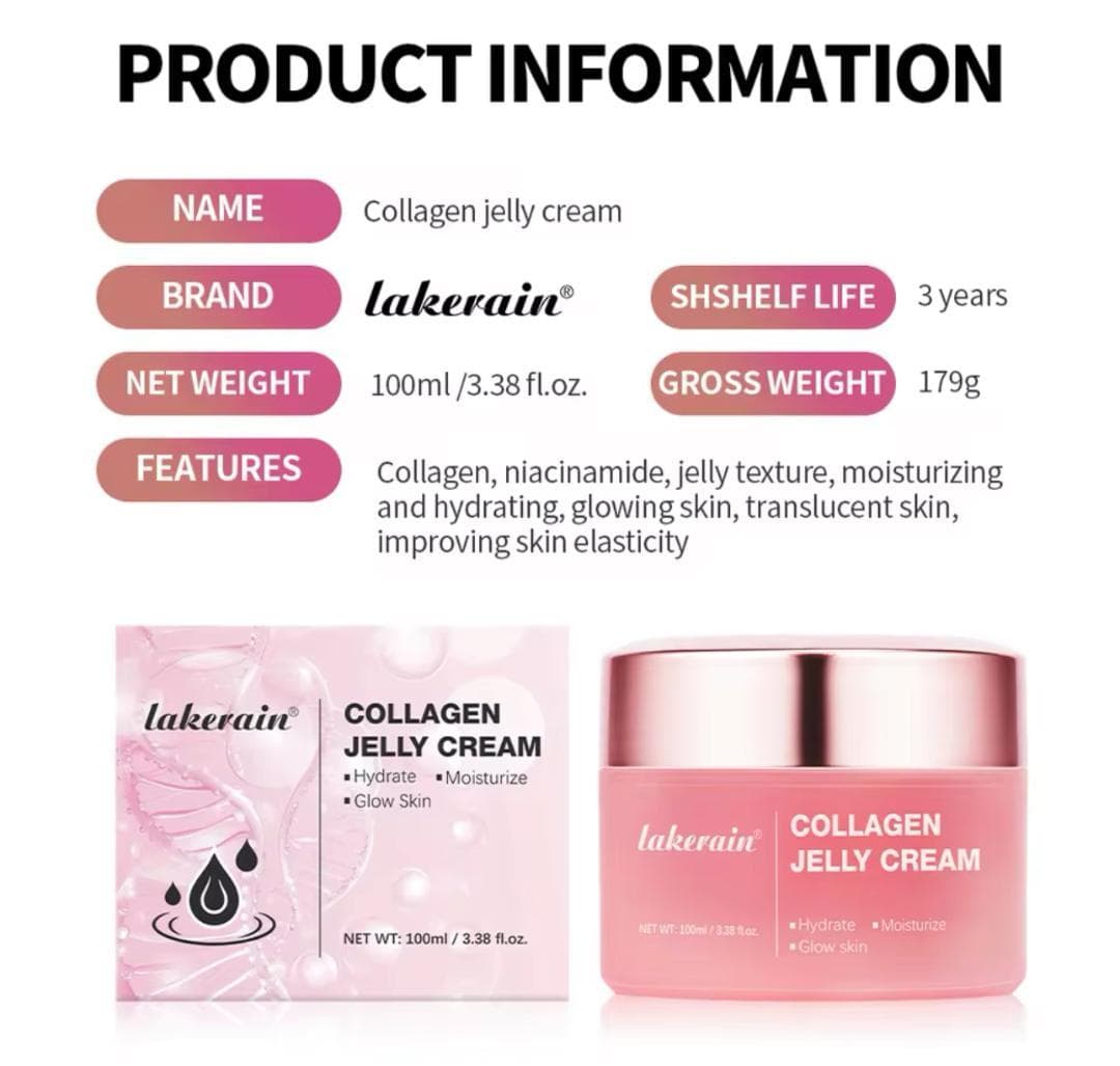 Anti-Aging Collagen &amp; Niacinamide Face Gel-Cream – 100ml