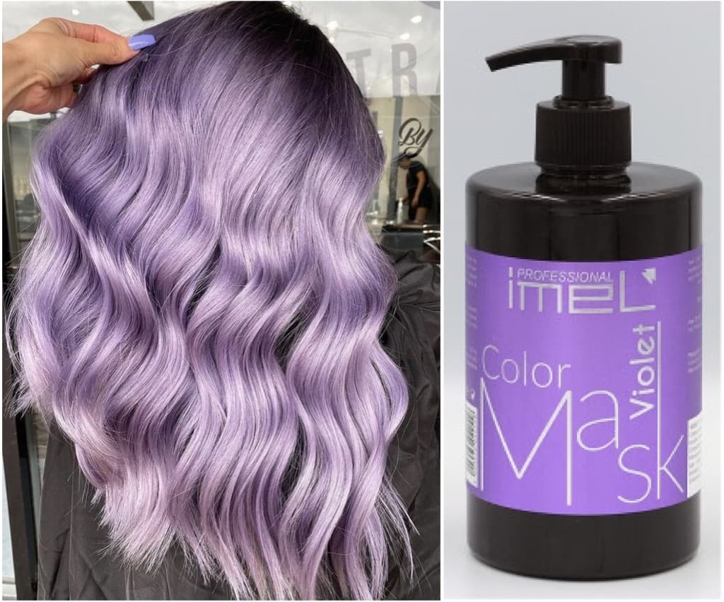 Masca nuantatoare Imel Professional Violet 500ml
