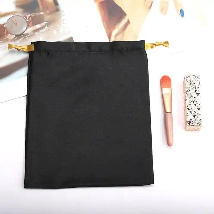 Saculet din matase pentru depozitare extensii de par/ peruci