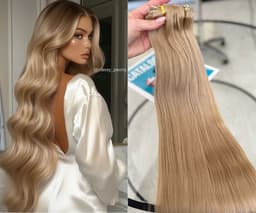 Clip-On Drept Sintetic 14#