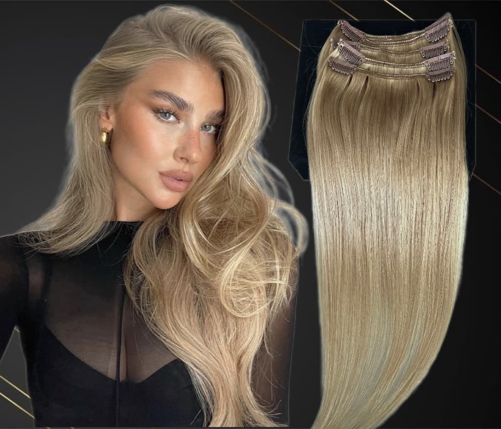 Extensii Clip-On MiniGold Blond Nisipiu #18