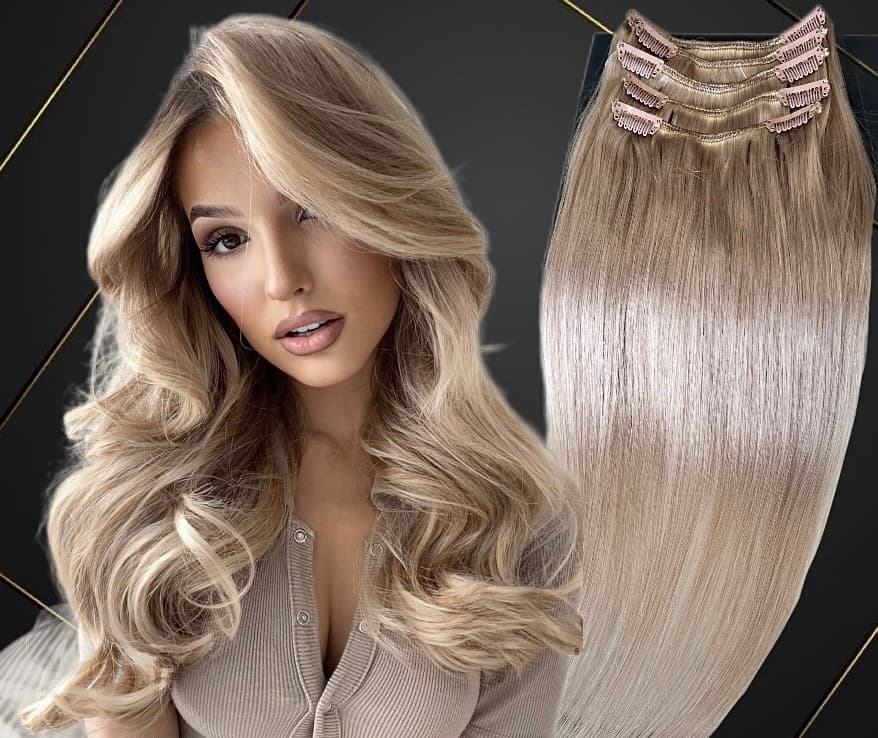 Extensii Clip-On MiniGold Blond Cenusiu #20