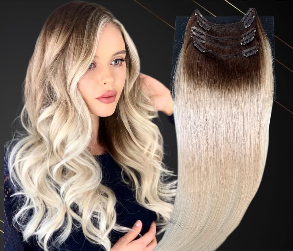 Extensii Clip-On MiniGold Ombre #9/#60A