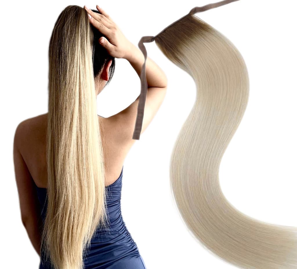 Coada de par White Platinum Ombre #9/#60