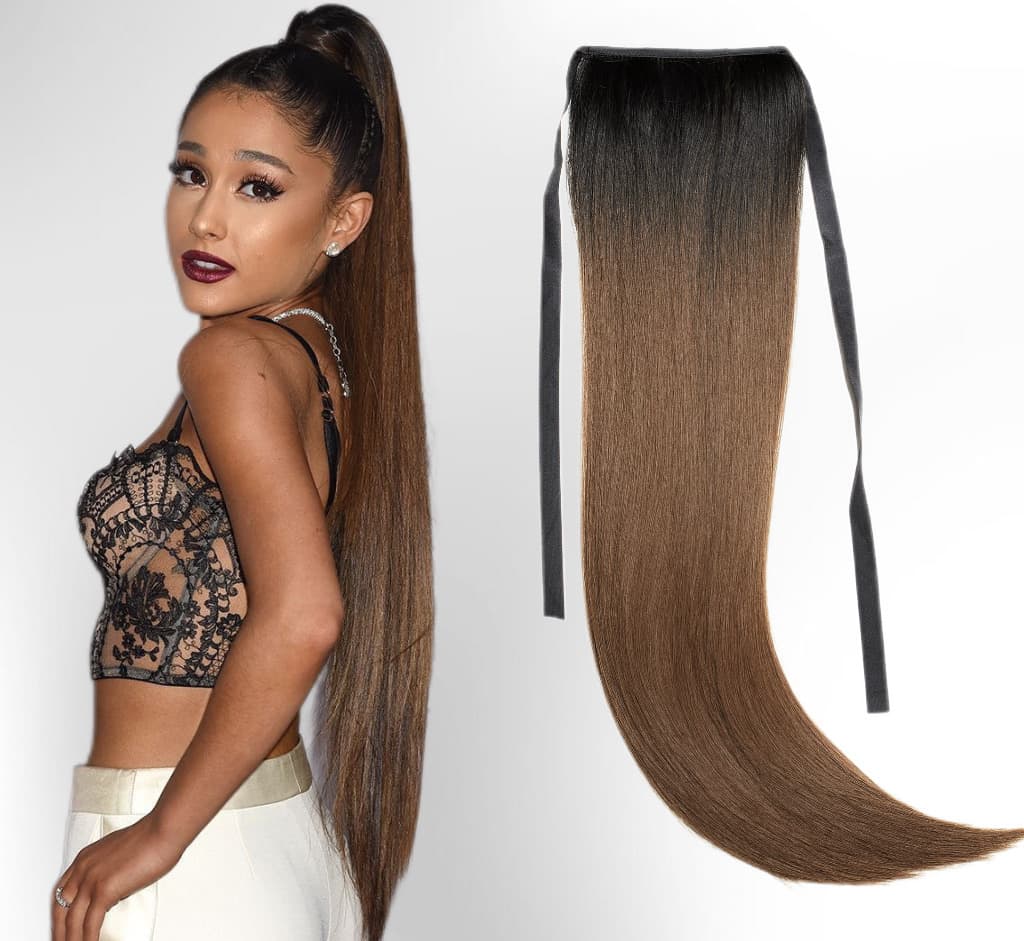 Coada de par White Platinum Ombre #1B/#7