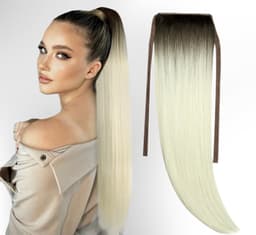 Coada de par White Platinum Ombre #1B/#613