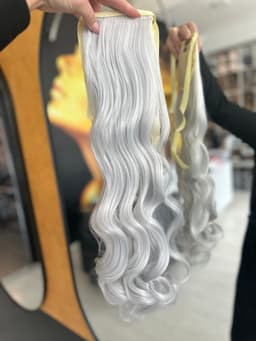 Coada de Par cu bentite ondulata Grey