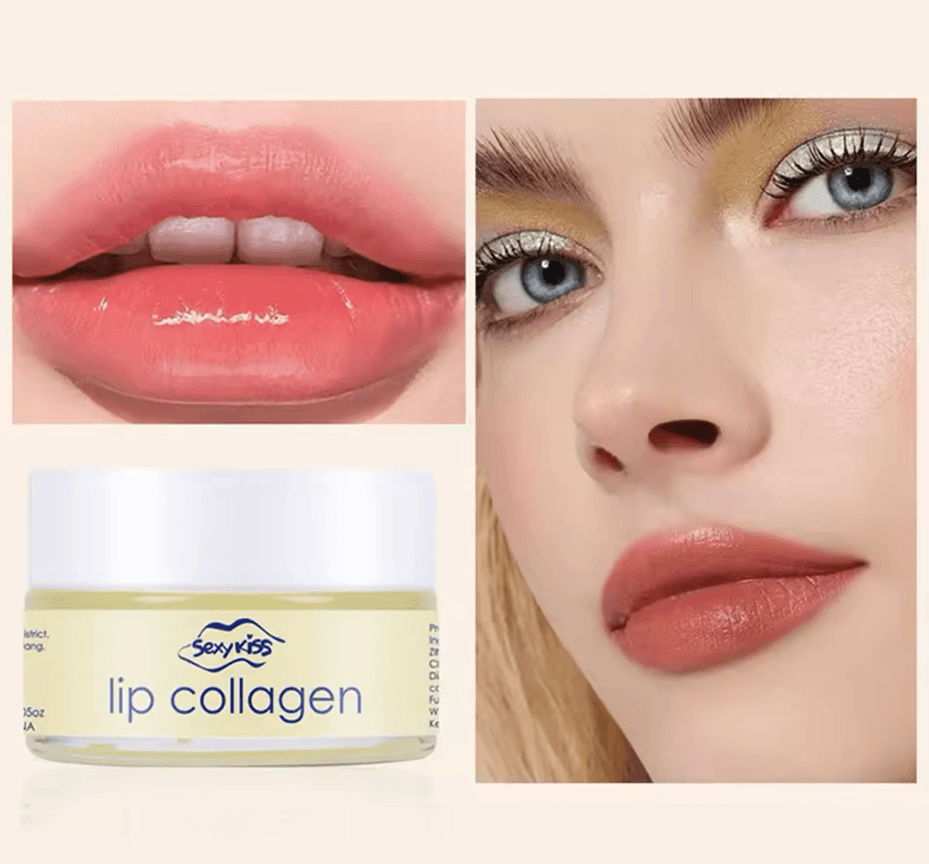 Hyaluronic acid lip mask for plumping and hydration.