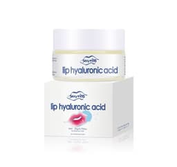 Hyaluronic acid lip mask for plumping and hydration.
