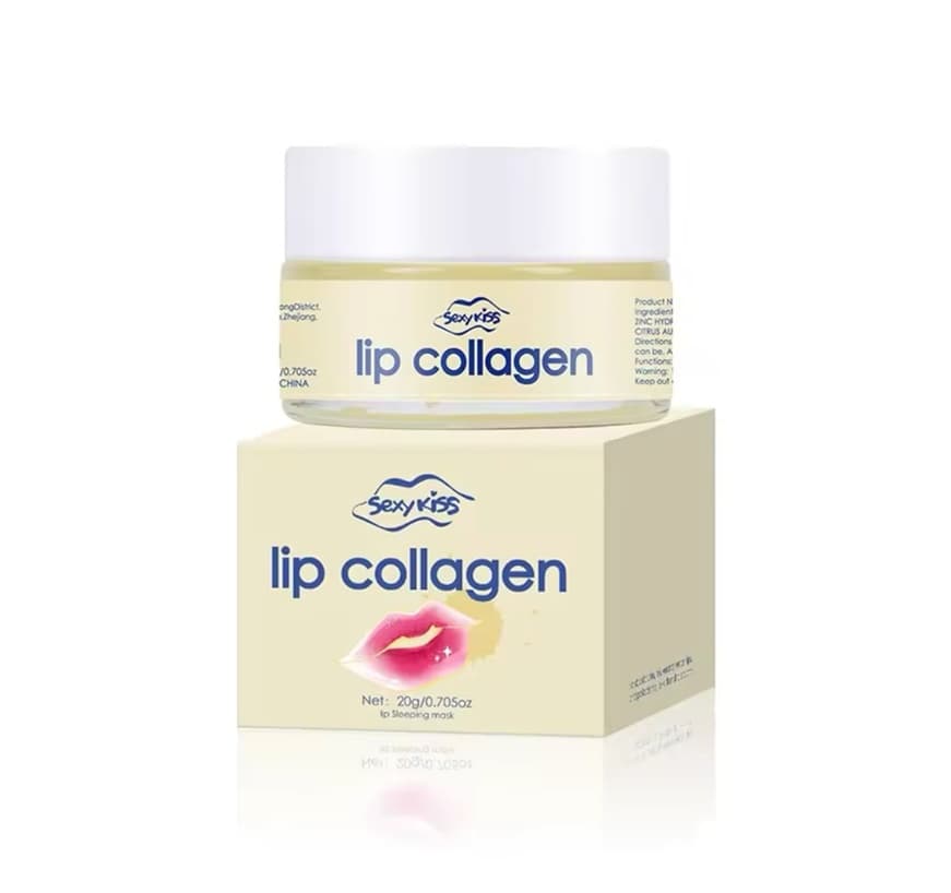 Hyaluronic acid lip mask for plumping and hydration.