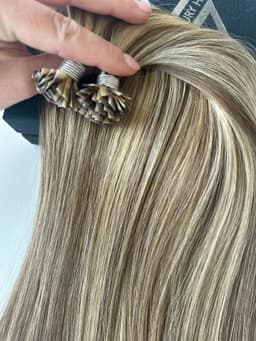 Extensii MICRO KERATINA Russian Hair Balayage #4/#14