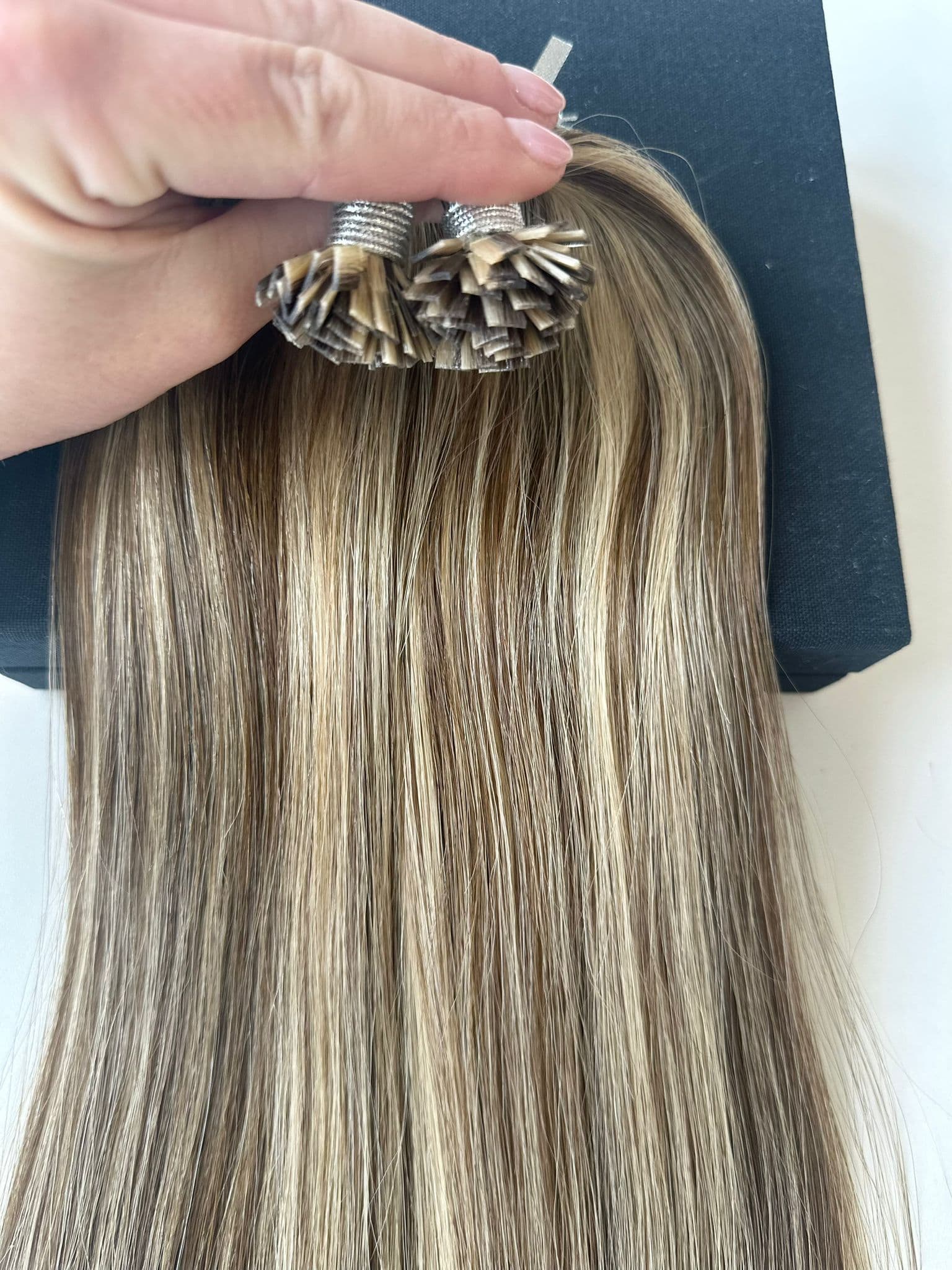Extensii MICRO KERATINA Russian Hair Balayage #4/#14