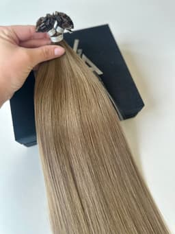 Extensii MICRO KERATINA Russian Hair Balayage #4/8/18