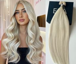 Extensii MICRO KERATINA Russian Hair Blond Luminos #61