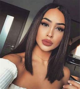 Peruca Dark Brown