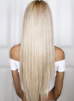 Light Blonde Natural Hair Wig