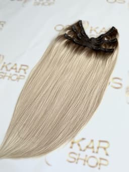 Volume braid Russian 6D Ombre Satin Natural/ Light Blonde #7/ #60A