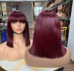 Mia Natural Hair Wig – Violet Brown Mia Natural Hair Wig – Violet Brown