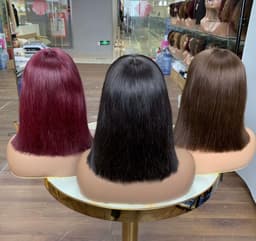 Mia Natural Hair Wig – Violet Brown Mia Natural Hair Wig – Violet Brown