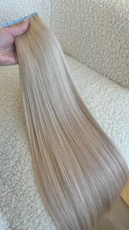Tape-in Russian Hair DOUBLE TAPE Diamond SILVER Tape-in Russian Hair DOUBLE TAPE Diamond SILVER