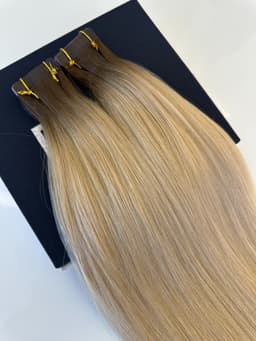 Tape-in Russian Hair DOUBLE TAPE Ombre Extensions #4/#18 Tape-in Russian Hair DOUBLE TAPE Ombre Extensions #4/#18