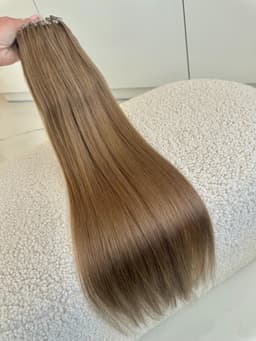 Microring Russian Hair Extensions #8 Hazelnut Blonde Microring Russian Hair Extensions #8 Hazelnut Blonde