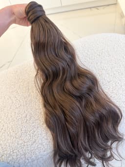 Synthetic Curly hair tail with magic tail P618/ 8# Synthetic Curly hair tail with magic tail P618/ 8#