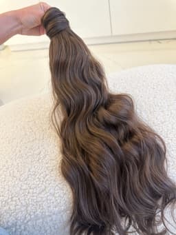 Synthetic Curly hair tail with magic tail P618/ 8# Synthetic Curly hair tail with magic tail P618/ 8#