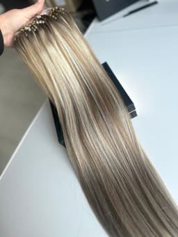 Extensii Microring Luxe Balayage #8/Silver/8 Extensii Microring Luxe Balayage #8/Silver/8