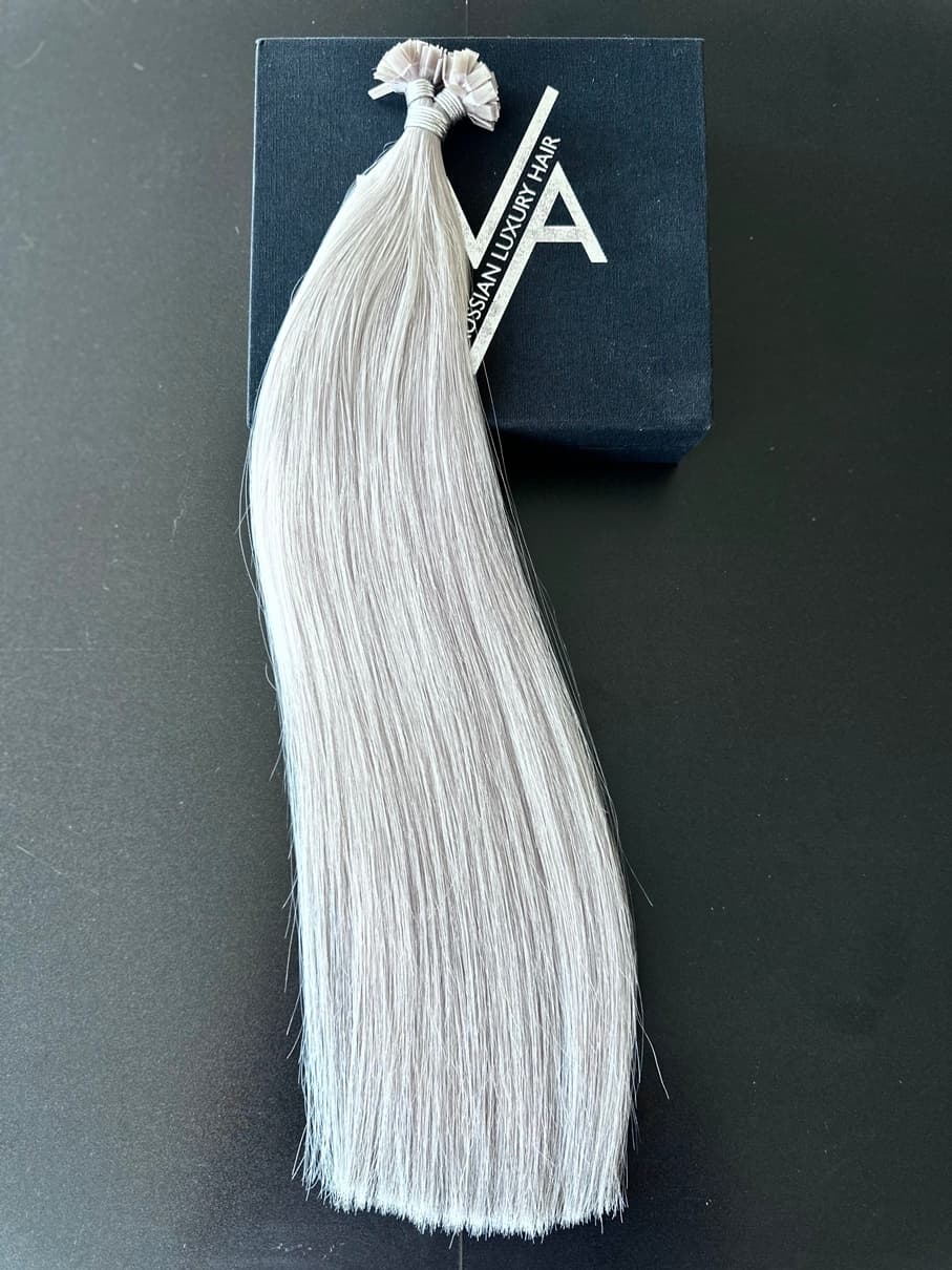 Extensii MICRO KERATINA Russian Hair Blond Grey Extensii MICRO KERATINA Russian Hair Blond Grey