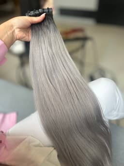 Extensii Tape-in SLAVIC Hair Ombre #1/Grey Extensii Tape-in SLAVIC Hair Ombre #1/Grey