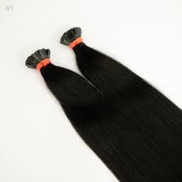 Keratin Extensions Slavic Hair #1 Black Keratin Extensions Slavic Hair #1 Black