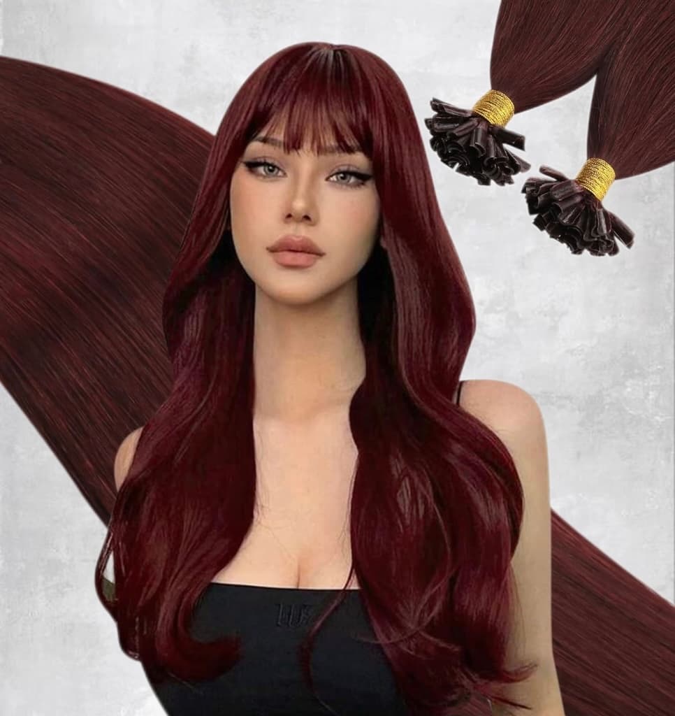 Extensii Cheratina Black Collection Burgundy Extensii Cheratina Black Collection Burgundy