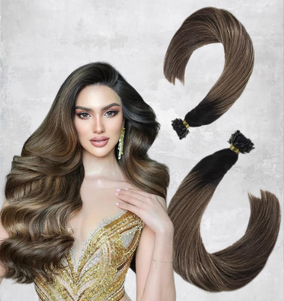 Extensii cheratina Diamond Ombre #1b #7 Extensii cheratina Diamond Ombre #1b #7