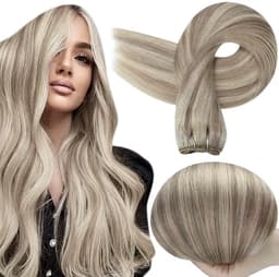 Extensii Clip-On Luxe Extreme Balayage Light Grey #18 Extensii Clip-On Luxe Extreme Balayage Light Grey #18