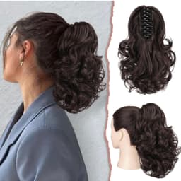 Cozi de Volum Ondulate Ciocolatiu Inchis Cozi de Volum Ondulate Ciocolatiu Inchis