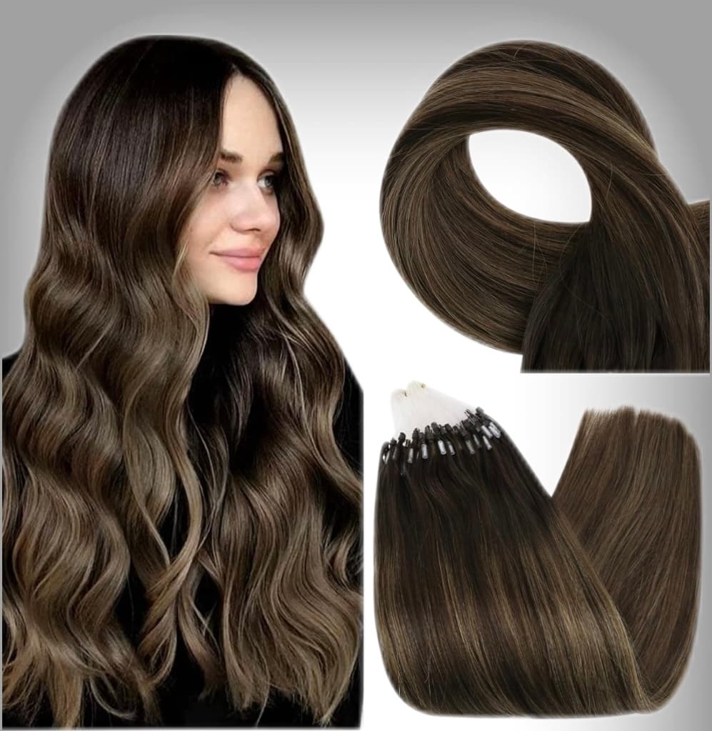 Extensii Microring Black Collection Balayage #2/8/2 Extensii Microring Black Collection Balayage #2/8/2