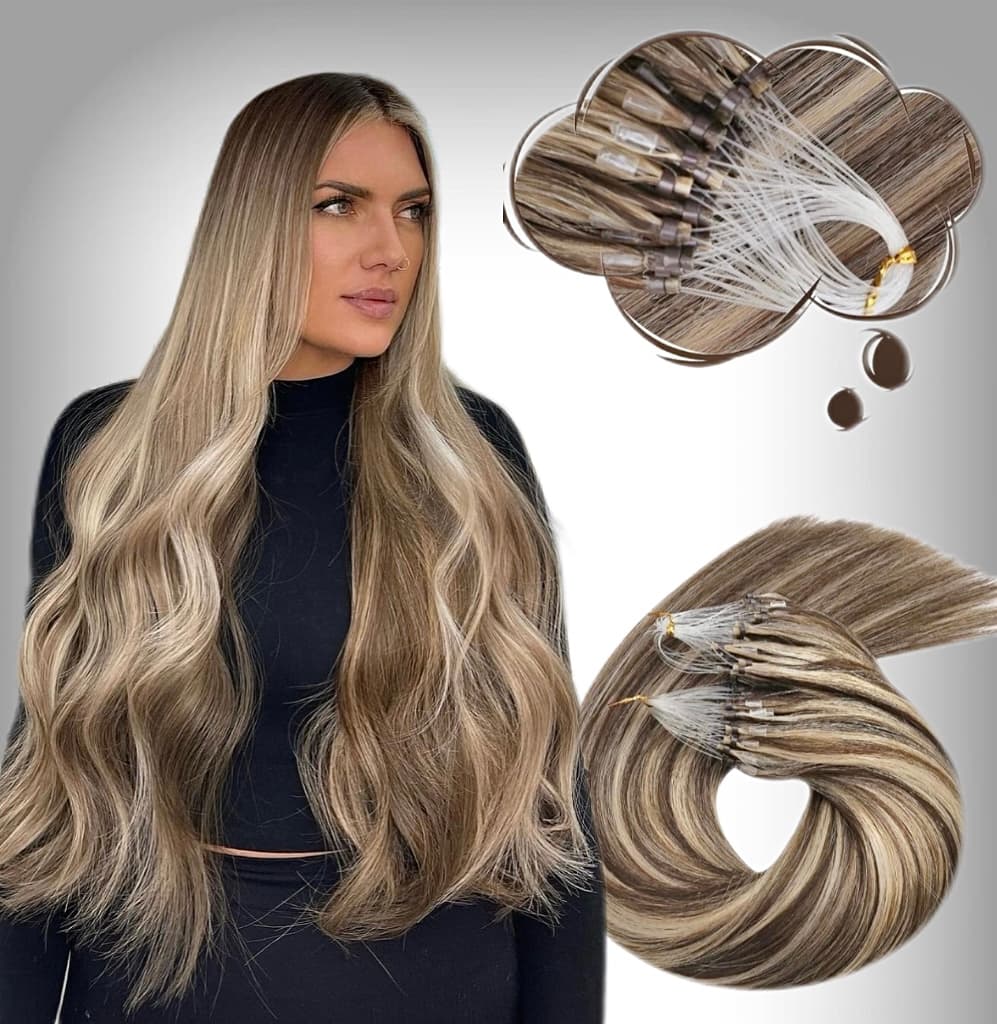 Extensii Microring Black Collection Balayage #7-60 Extensii Microring Black Collection Balayage #7-60