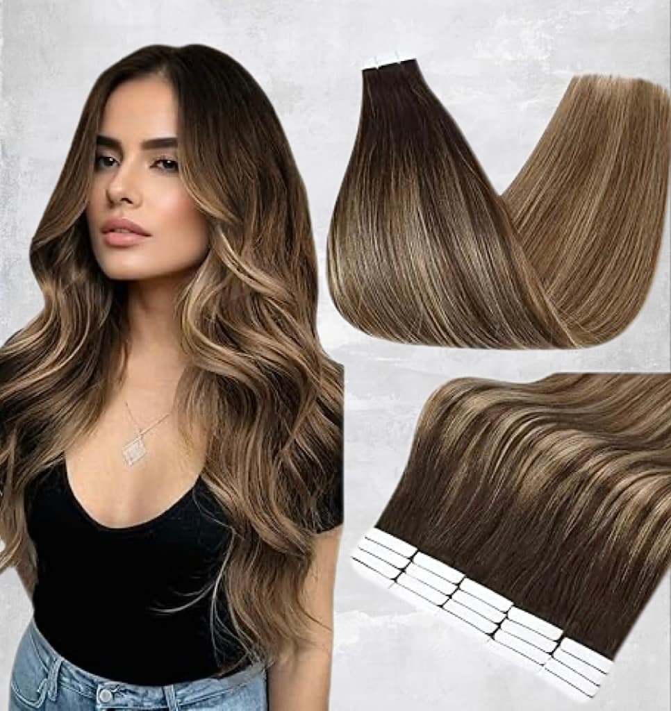 Extensii Tape In Balayage #2/ #19/#2 Extensii Tape In Balayage #2/ #19/#2