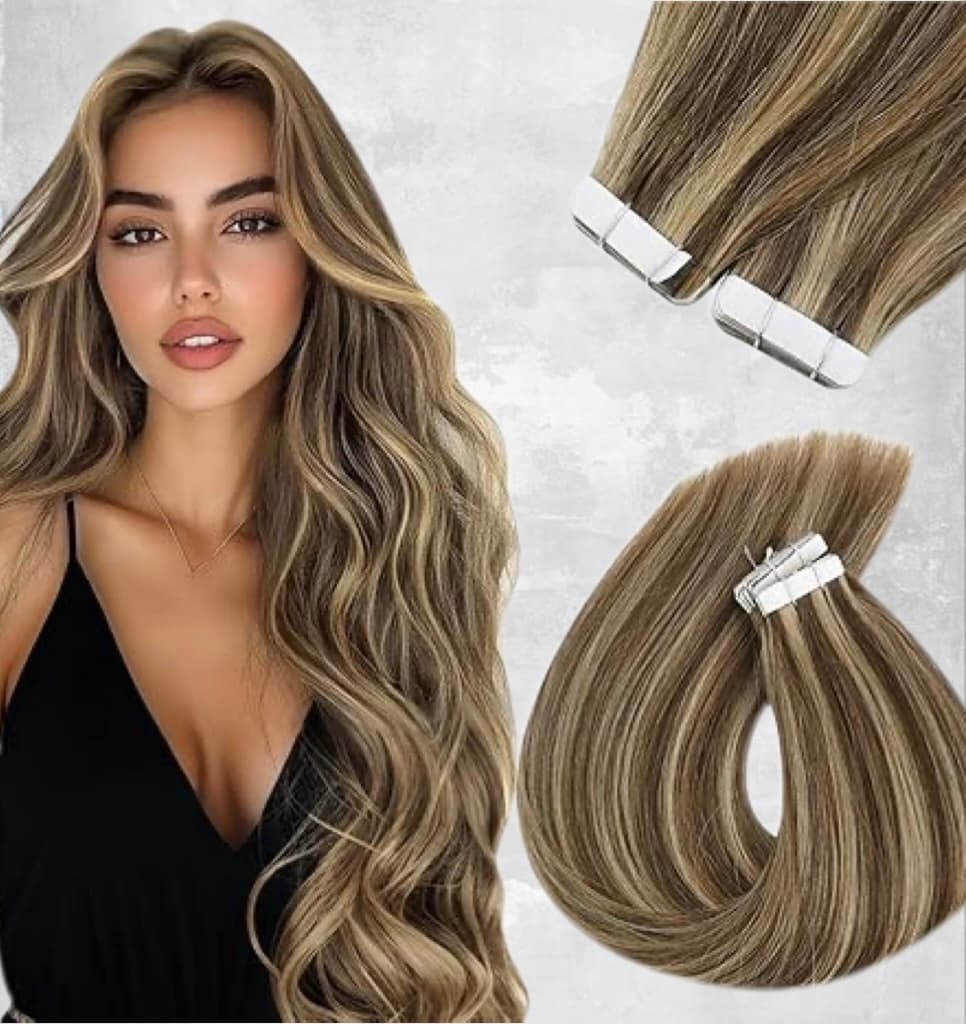 Extensii Tape In Luxe Balayage #4 #27 Extensii Tape In Luxe Balayage #4 #27