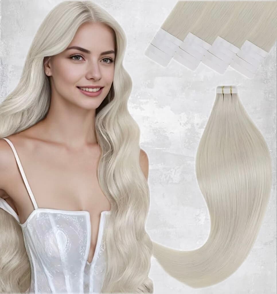 Extensii Tape In Diamond Silver Extensii Tape In Diamond Silver